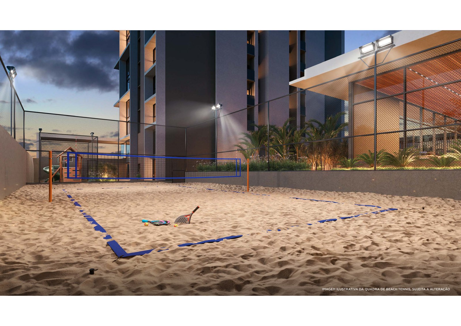 Quadra de Beach Tennis